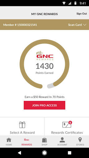 GNC screenshot 2