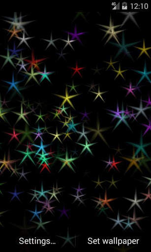 Shiny Stars Live Wallpaper screenshot 3