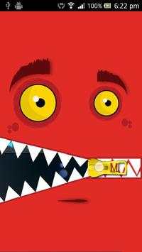 Monster Zipper Go Locker 4 تصوير الشاشة