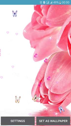 Tulip Live Wallpapers screenshot 3