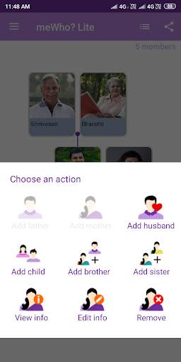 Family Tree Creator - meWho? Lite screenshot 4