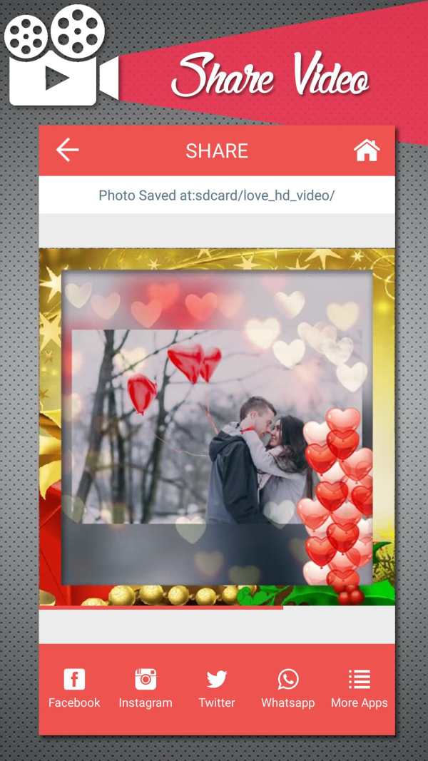 Love HD Video Maker With Music screenshot 7