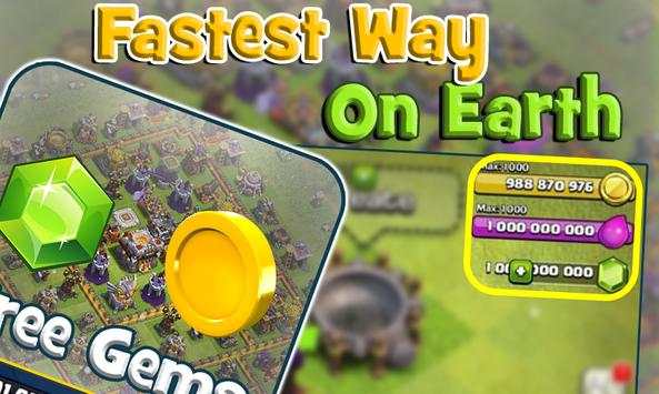 Unlimited Gems for COC Prank screenshot 2