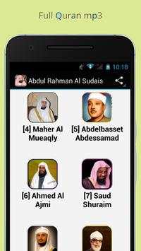 Al Quran mp3 -Fares Abbad Free screenshot 3