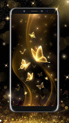 Gold Butterfly Live Wallpaper screenshot 6