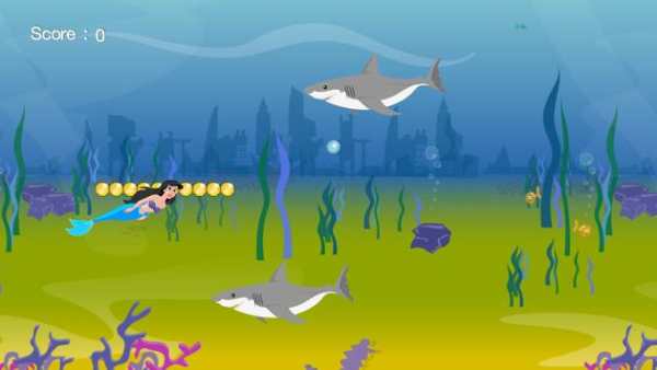 Mermaid Shark Attack screenshot 1