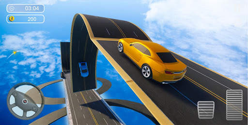 Car Stunts 2019 - New Tricky Tracks Stunt Car Game screenshot 1