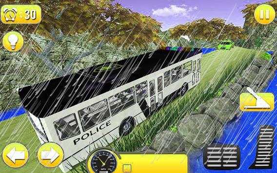 Police bus transporter simulator 3d screenshot 5