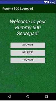 Rummy 500 Scorepad screenshot 1