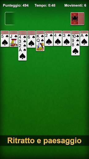 Solitario Spider screenshot 2