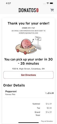 Donatos Pizza screenshot 7