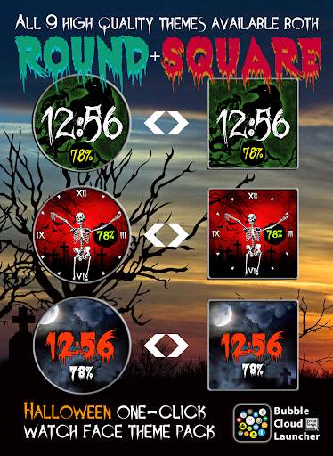 Halloween Watch Face Pack - Now Free screenshot 3