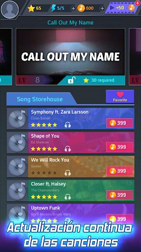 Tap Tap Music-Pop Songs screenshot 1