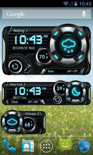 K-Turbo Weather Widget Theme screenshot 4