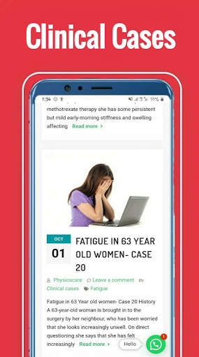 Physioscare |Physiotherapy|Clinical Cases|Articles screenshot 3