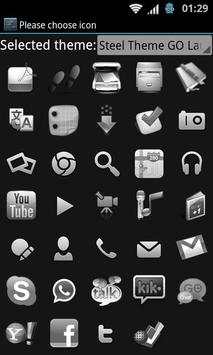 Steel Theme GO Launcher EX screenshot 5