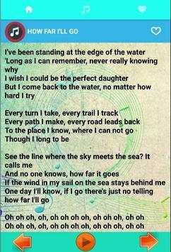 Ost. for Moana Song   Lyrics screenshot 2