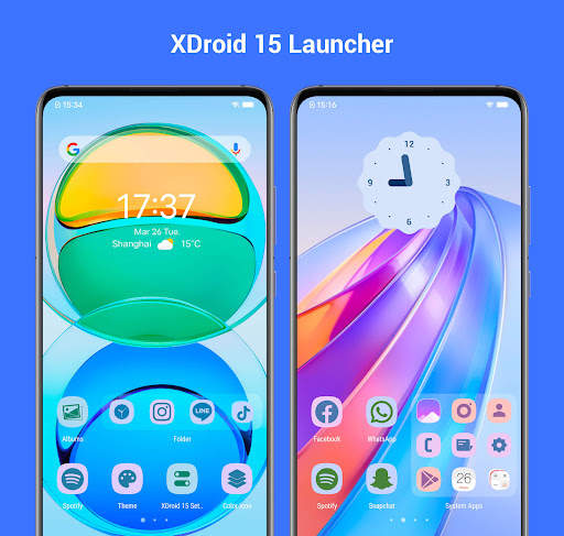 XDroid 15 Launcher screenshot 1