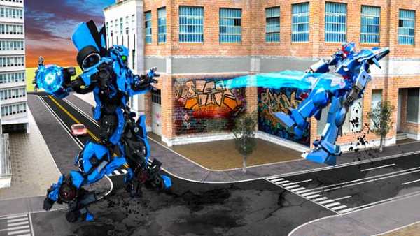 Mech Robot Car War: transform Robot shooting games screenshot 2