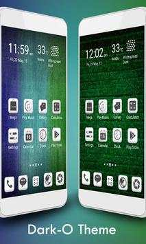 Dark-O Mega Launcher Theme screenshot 1