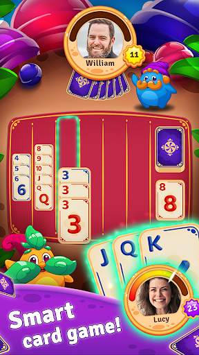Gnomy Rummy: Shuffle Card Game screenshot 1