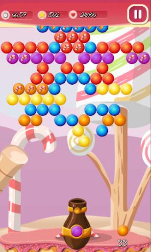 Bubbles shooter game Funny Donut screenshot 3