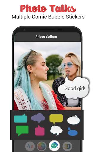 Photo Talks: Speech Bubbles Comic Creator скриншот 2