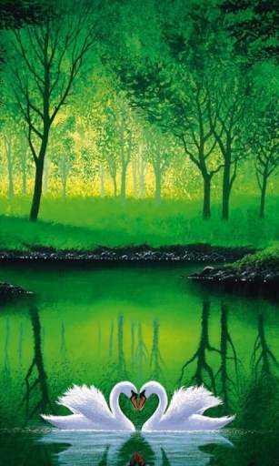 Swan Live Wallpaper : 7fon & LWP screenshot 2