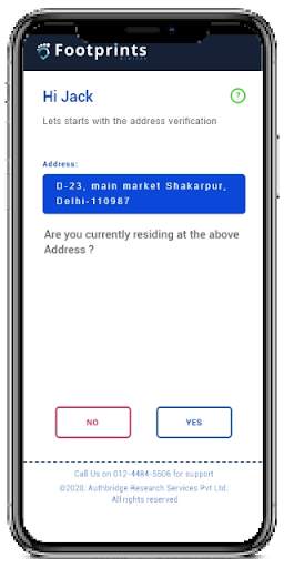 Footprints Digital - Address Verification App screenshot 2