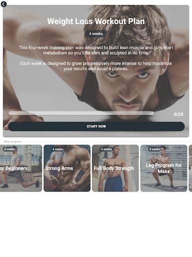 Home Workouts For Men - Muscle Building Workouts screenshot 10