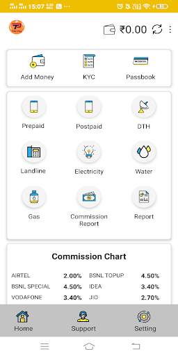 5% Cashback Recharge Bill Payment & Money Transfer स्क्रीनशॉट 1