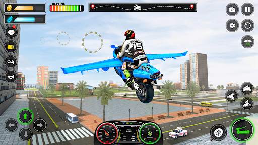 Flying Bike Race - Bike Games screenshot 5
