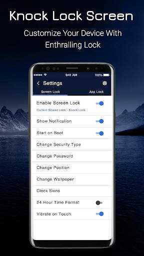 Touch lock screen - knock lock screen screenshot 3