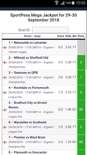 FOOTBALL PREDICTIONS screenshot 5