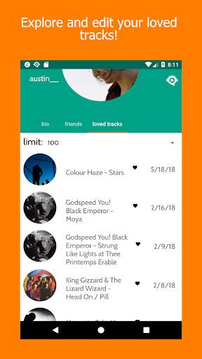 musiQ ♥ last.fm scrobbler & free music library app screenshot 13