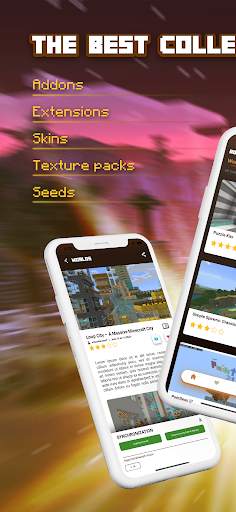 Addons: Minecraft mods, mcpe addons, maps, skins screenshot 1