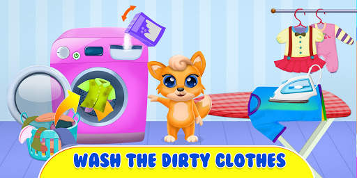 BABY Panda House Clean up Game screenshot 3
