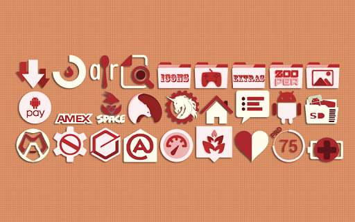 RedMia - icon pack screenshot 2