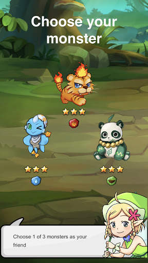 Monster House: Legendary Puzzle RPG Quest screenshot 1