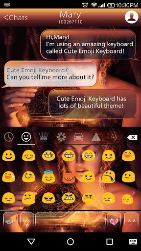 Magic Emoji Keyboard Wallpaper स्क्रीनशॉट 2