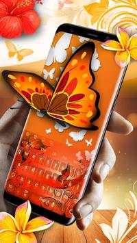 Orange Butterfly Keyboard screenshot 2