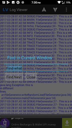 Log File Viewer Lite screenshot 2