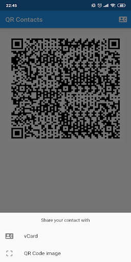 QR Contacts screenshot 2