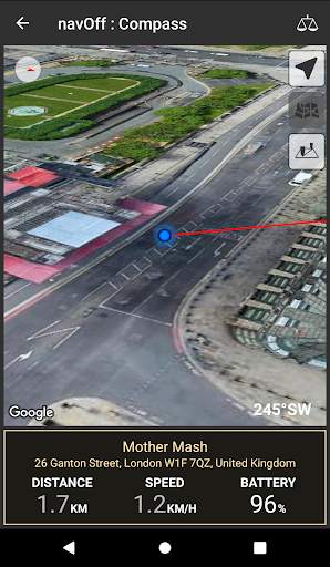 navOff - offline compass navigation screenshot 2