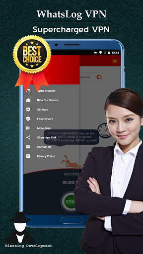 WhatsLog VPN - Unlimited VPN & Free Internet screenshot 6