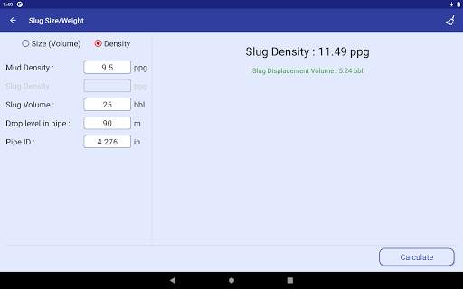 Drilling Fluid App 20 تصوير الشاشة