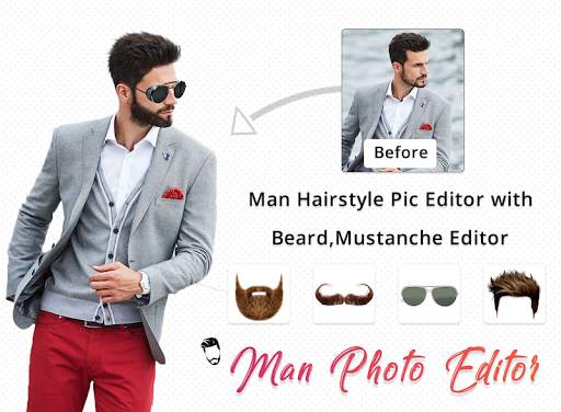 Smarty:Men Hairstyle Photo Edi screenshot 1