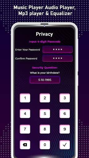 Music Player Audio Player, Mp3 player & Equalizer screenshot 7
