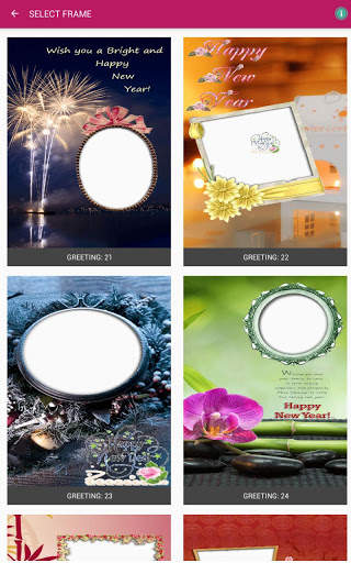 New Year Photo Frames - Photo Editor & Photo Frame screenshot 8