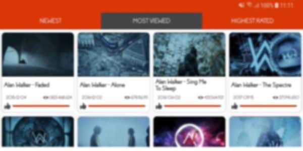 Alan Walker Video Song 4 تصوير الشاشة
